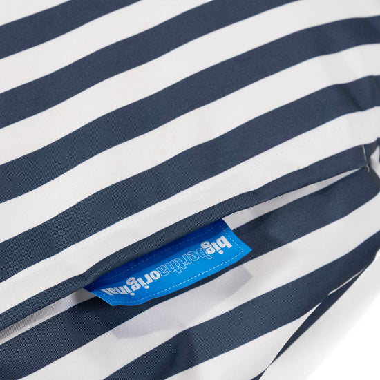 Zitzakstoel Flexforma voor Volwassenen - Marineblauw Gestreept 03