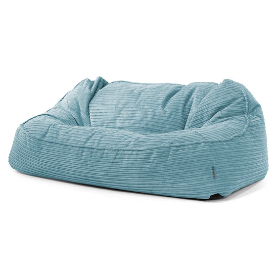 Oversized Zitzakbank Sloucher - Corduroy Petrol 01