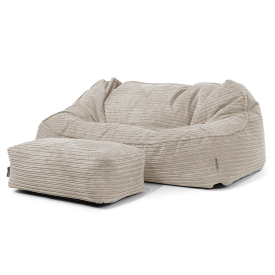 Oversized Zitzakbank Sloucher - Corduroy Mink 02