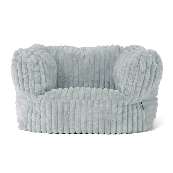 Albert Zitzak Fauteuil - Ultra Pluche Corduroy Eendenei Blauw 01