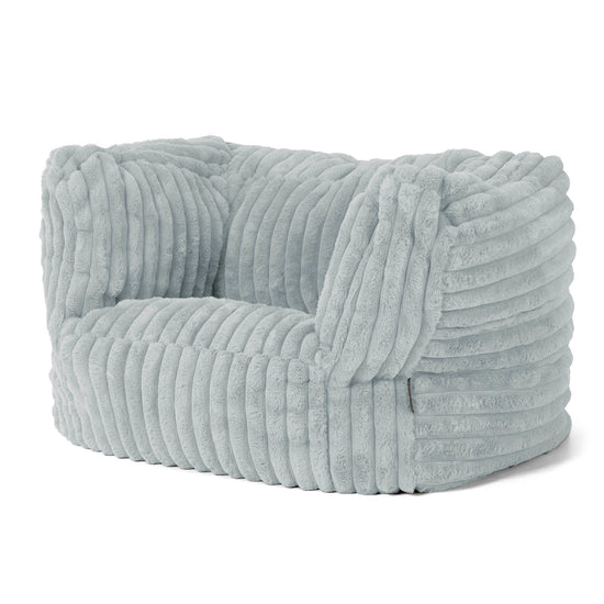 Albert Zitzak Fauteuil - Ultra Pluche Corduroy Eendenei Blauw 03
