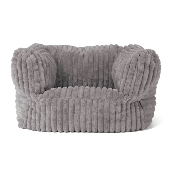 Albert Zitzak Fauteuil - Ultra Pluche Corduroy Grijs 01