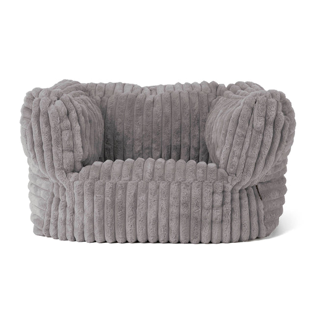 Albert Zitzak Fauteuil - Ultra Pluche Corduroy Grijs 01
