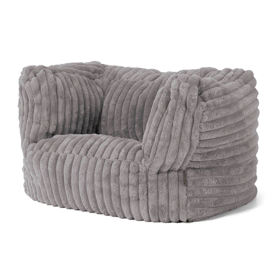 Albert Zitzak Fauteuil - Ultra Pluche Corduroy Grijs 03