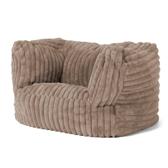 Albert Zitzak Fauteuil - Ultra Pluche Corduroy Mink 03