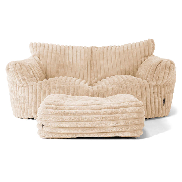 Josephine Zitzak Bank - Ultra Pluche Corduroy Crème 02
