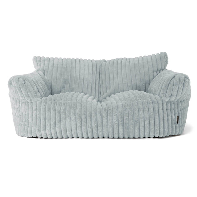Josephine Zitzak Bank - Ultra Pluche Corduroy Eendenei Blauw 01