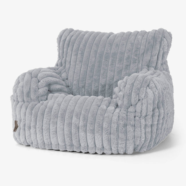 Josephine Zitzak Fauteuil - Ultra Pluche Corduroy Eendenei Blauw 01