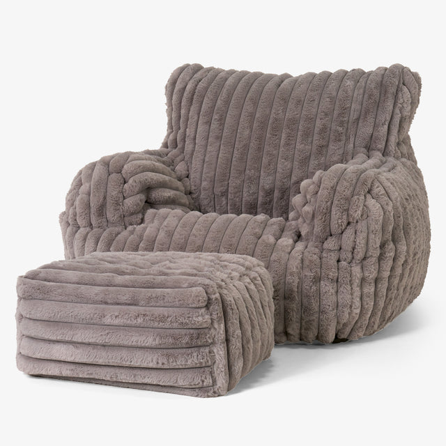 Josephine Zitzak Fauteuil - Ultra Pluche Corduroy Mink 02
