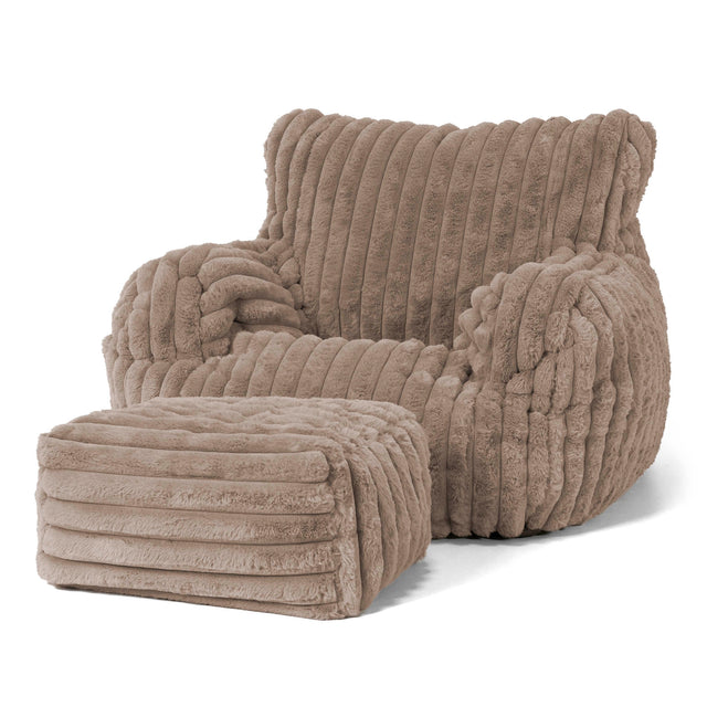 Josephine Zitzak Fauteuil - Ultra Pluche Corduroy Mink 02