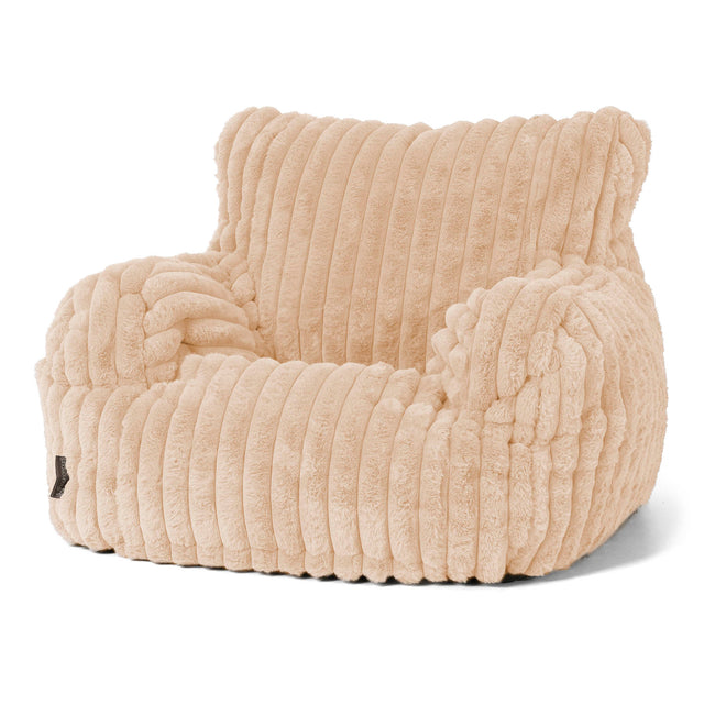 Josephine Zitzak Fauteuil - Ultra Pluche Corduroy Perzik 01