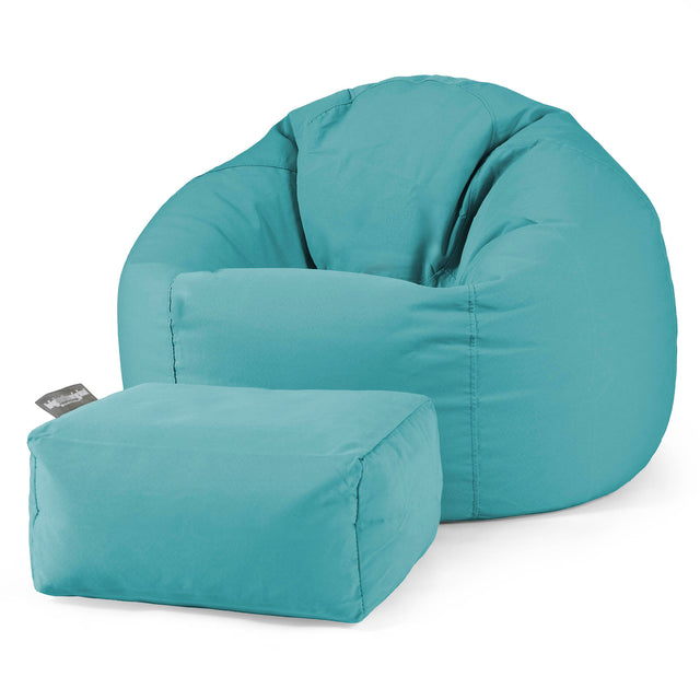 Klassieke Zitzak Stoel - Olefin Aqua 02