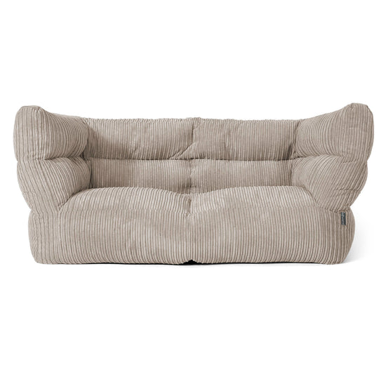 Louis 2-zitsbank Zitzak - Corduroy Mink 01