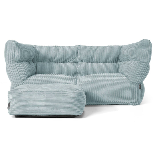 Louis 2-zitsbank Zitzak - Corduroy Mintgroen 02