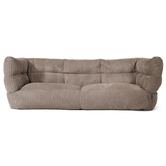 Louis 3-zitsbank Zitzak - Corduroy Beigegrijs 01