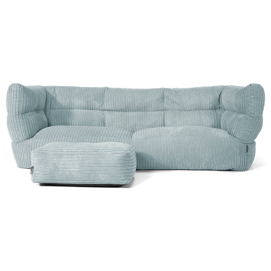 Louis 3-zitsbank Zitzak - Corduroy Mintgroen 02