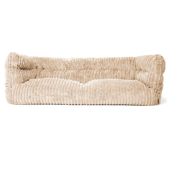 Louis 3-zitsbank Zitzak - Ultra Pluche Corduroy Crème 01