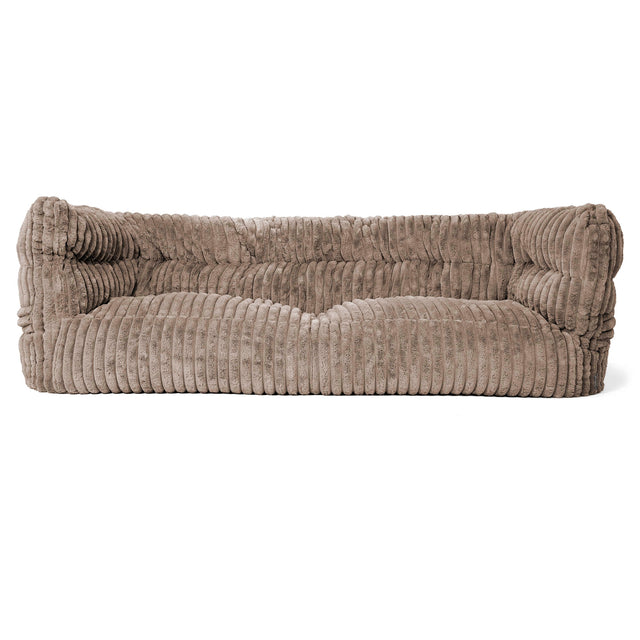 Louis 3-zitsbank Zitzak - Ultra Pluche Corduroy Mink 01