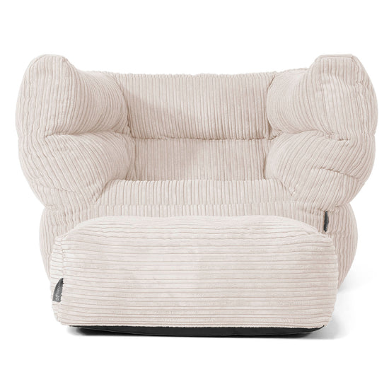 Louis Zitzak Fauteuil - Corduroy Ivoor 02