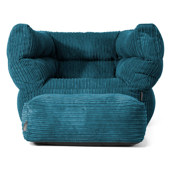 Louis Zitzak Fauteuil - Corduroy Teal 02