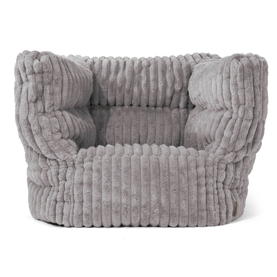 Louis Zitzak Fauteuil - Ultra Pluche Corduroy Grijs 01