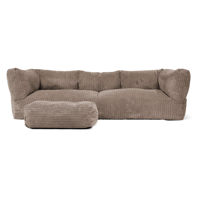 Albert 3-zitsbank Zitzak - Corduroy Beigegrijs 02