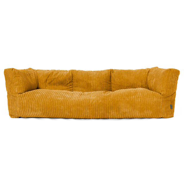 Albert 3-zitsbank Zitzak - Corduroy Gouden Honing 01