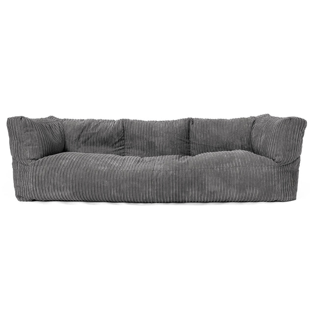 Albert 3-zitsbank Zitzak - Corduroy Leisteengrijs 01
