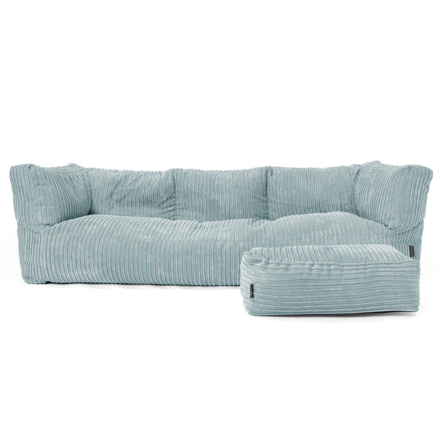 Albert 3-zitsbank Zitzak - Corduroy Mintgroen 02