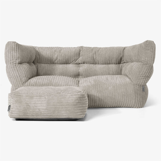 Albert 2-zitsbank Zitzak 2.0 - Corduroy Mink 02