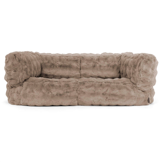 Albert 2-zitsbank Zitzak - Namaakbont Bubble Mink 01