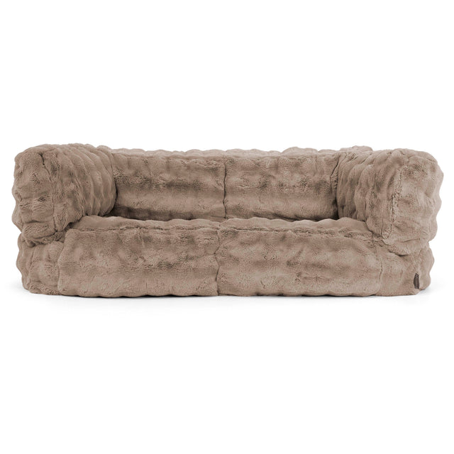 Albert 2-zitsbank Zitzak - Namaakbont Bubble Mink 01