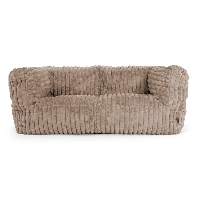 Albert 2-zitsbank Zitzak - Ultra Pluche Corduroy Mink 01
