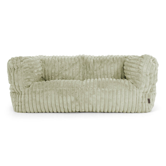 Albert 2-zitsbank Zitzak - Ultra Pluche Corduroy Saliegroen 01