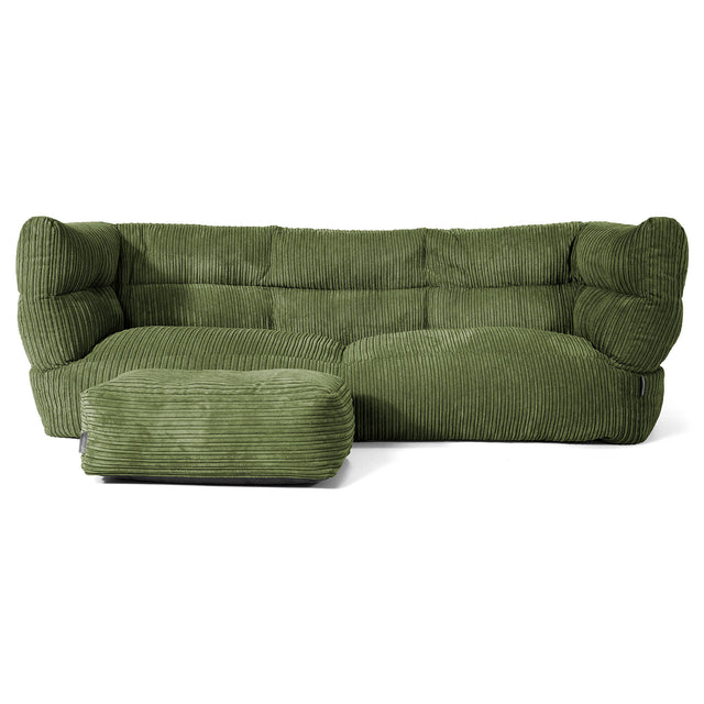 Albert 3-zitsbank Zitzak 2.0 - Corduroy Bosgroen 02