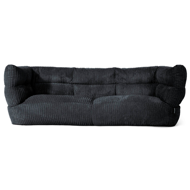 Albert 3-zitsbank Zitzak 2.0 - Corduroy Zwart 01