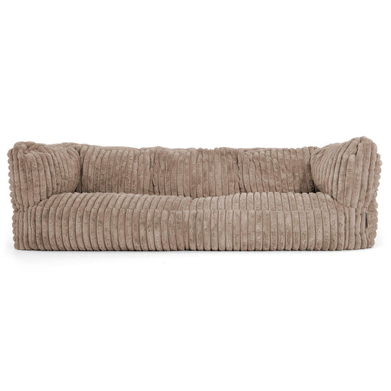 Albert 3-zitsbank Zitzak - Ultra Pluche Corduroy Mink 01
