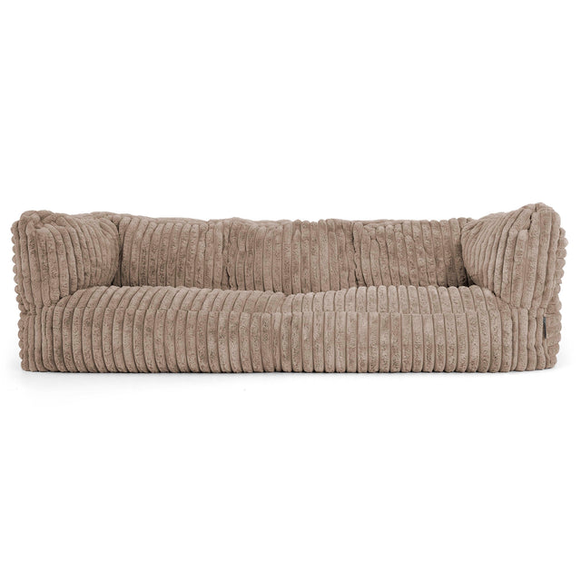 Albert 3-zitsbank Zitzak - Ultra Pluche Corduroy Mink 01