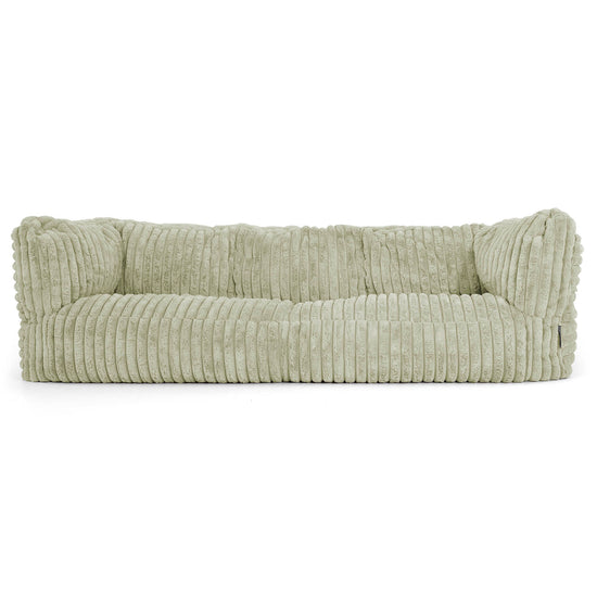 Albert 3-zitsbank Zitzak - Ultra Pluche Corduroy Saliegroen 01