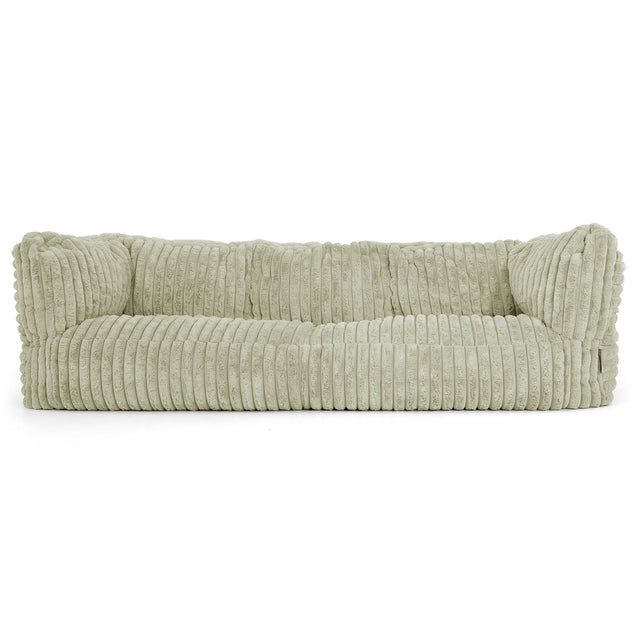 Albert 3-zitsbank Zitzak - Ultra Pluche Corduroy Saliegroen 01