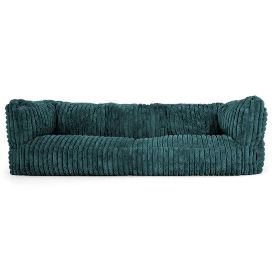Albert 3-zitsbank Zitzak - Ultra Pluche Corduroy Teal 01