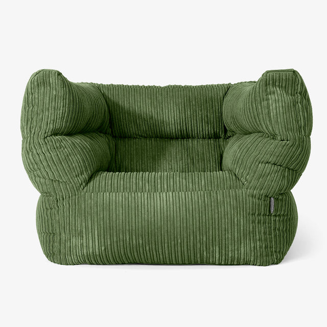 Albert Zitzak Fauteuil 2.0 - Corduroy Bosgroen 01