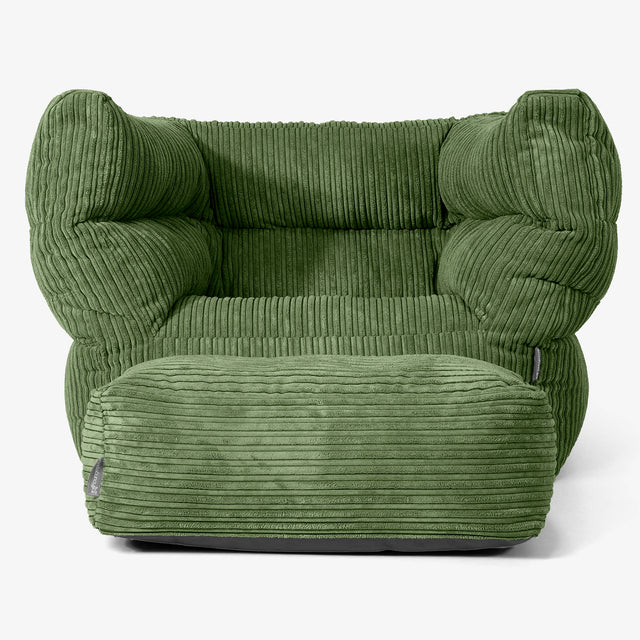 Albert Zitzak Fauteuil 2.0 - Corduroy Bosgroen