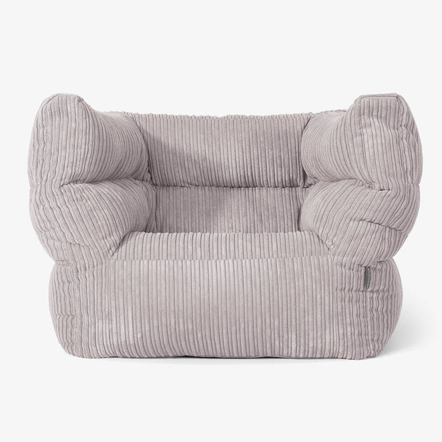 Albert Zitzak Fauteuil 2.0 - Corduroy Zilvergrijs 01