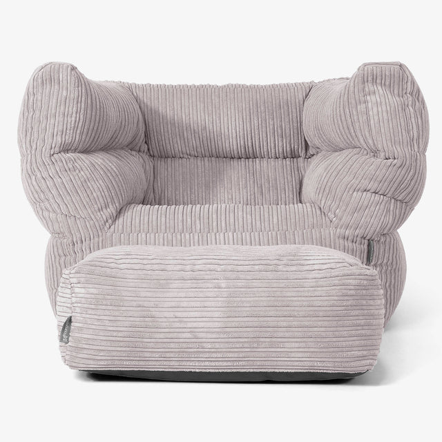 Albert Zitzak Fauteuil 2.0 - Corduroy Zilvergrijs
