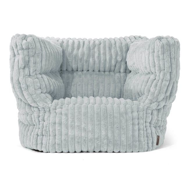 Albert Zitzak Fauteuil 2.0 - Ultra Pluche Corduroy Eendenei Blauw 01
