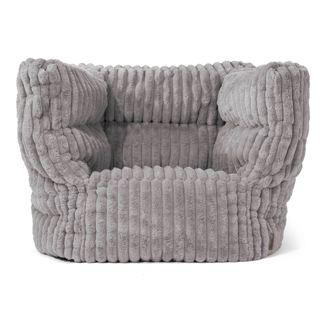 Albert Zitzak Fauteuil 2.0 - Ultra Pluche Corduroy Grijs 01