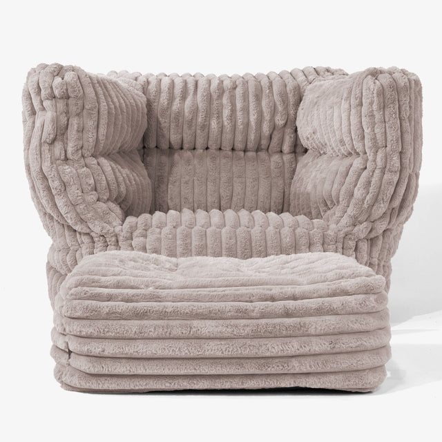 Albert Zitzak Fauteuil 2.0 - Ultra Pluche Corduroy Mink 02