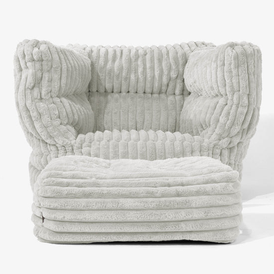 Albert Zitzak Fauteuil 2.0 - Ultra Pluche Corduroy Saliegroen 02