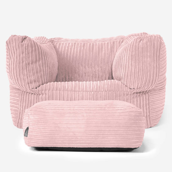 Albert Zitzak Fauteuil - Corduroy Blozen Roze 02